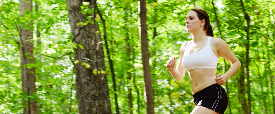 Jogging im Schnalstal